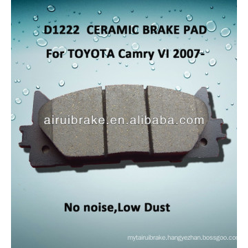 D1222 car accessory ceramic break pad for TOYOTA,CAMRY